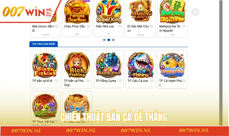 Chiến thuật bắn cá dễ thắng