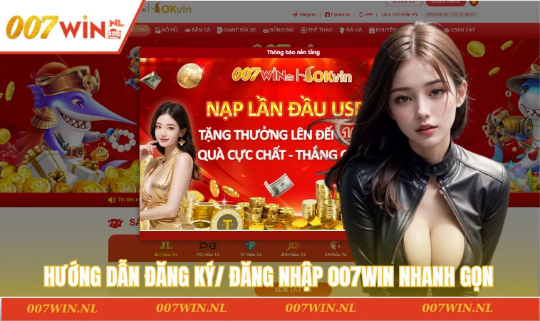 Hướng dẫn đăng ký/ đăng nhập 0007WIN nhanh gọn
