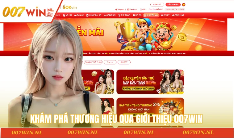 Giới thiệu 007WIN 1 Khám phá thương hiệu qua giới thiệu 007WIN