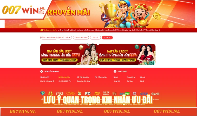 Lưu ý quan trọng khi nhận ưu đãi