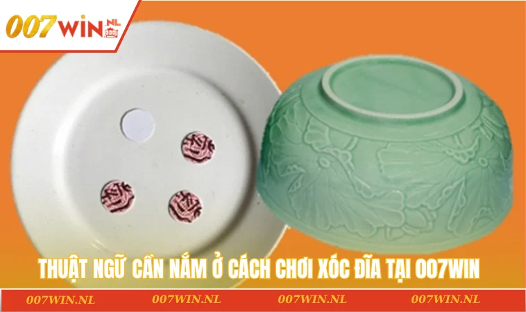 Thuật ngữ cần nắm ở cách chơi xóc đĩa tại 007WIN