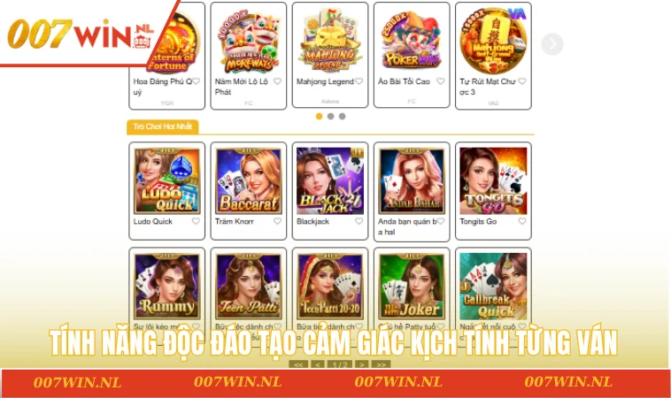 Tính năng độc đáo tạo cảm giác kịch tính từng ván